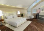 dormitorio confortable moderno completo