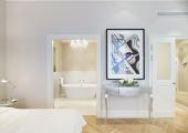 Habitación elegantemente diseñada incluso con auténticas obras de arte chic elegancia estilo yoo