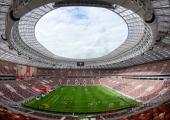 Luzhniki tras su remodelación en septiembre de 2017 utilizado principalmente para partidos futbol