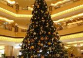Arbol de Navidad en hotel Emiratos Palace