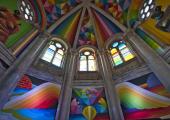 Espacios arquitectónicos típicos de un templo, adaptados a la cultura moderna iglesia antigua conocida templo skate