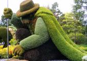enorme figura plantas jardin botanico