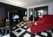 elegante salon diseno sofisticado