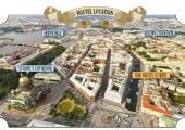 mapa comodo hostal san petersburgo