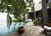 Opción interesante para pasar unas vacaciones relajantes piscina privada villa hotel camboya