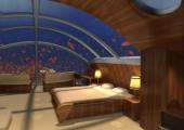 dormitorio submarino hotel lujo fiji