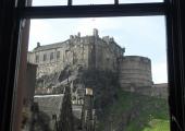 Vista desde la habitación al famoso Castillo de Edimburgo ubicacion centrica vistas castillorar