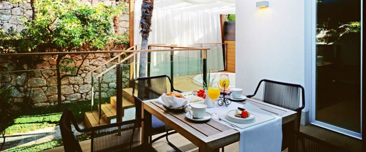 Suite de niveles con coqueta terraza suite amplio terraza jardin