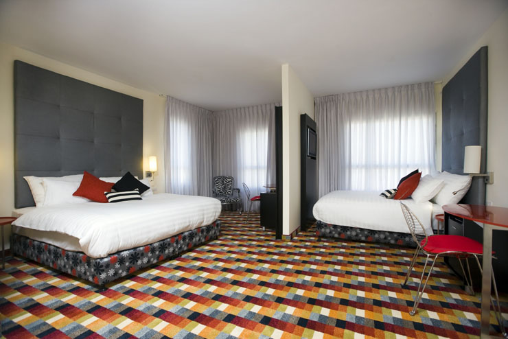Confortable Junior suite en un simpático hotel israelí suite hotel boutique diseno elegante