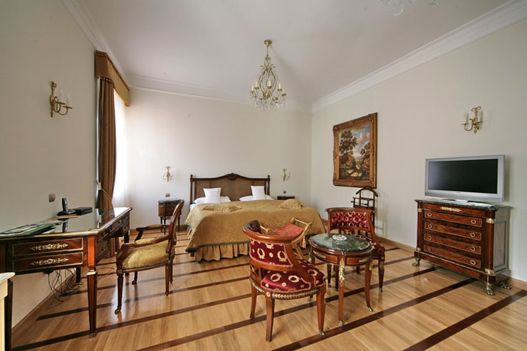 Suite coqueta de 45 m² diseñada en estilo barroco alojamiento confortable capital hungara