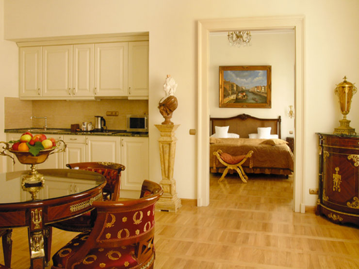 Diseño - combinación de estilo barroco y estilo moderno suite hotel mas antiguo budapest