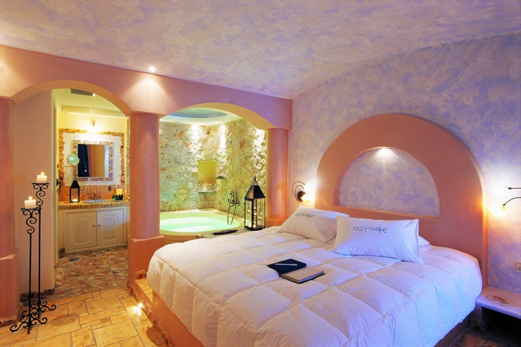 La suite dispone de jacuzzi y terraza privada