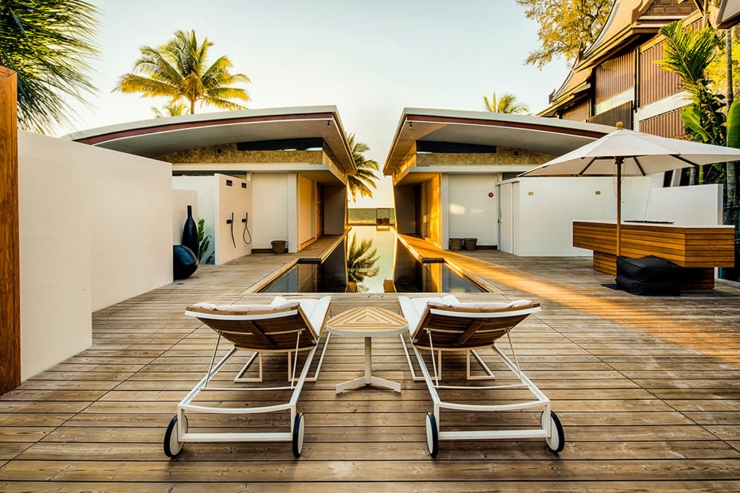 Atmosfera relajante natural de la filosofía budista ambiente budista villa phuket tailandia