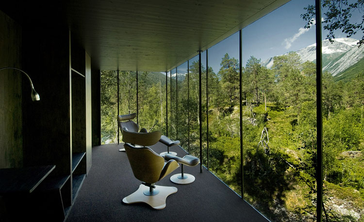 belleza nordica vista desde terraza privada