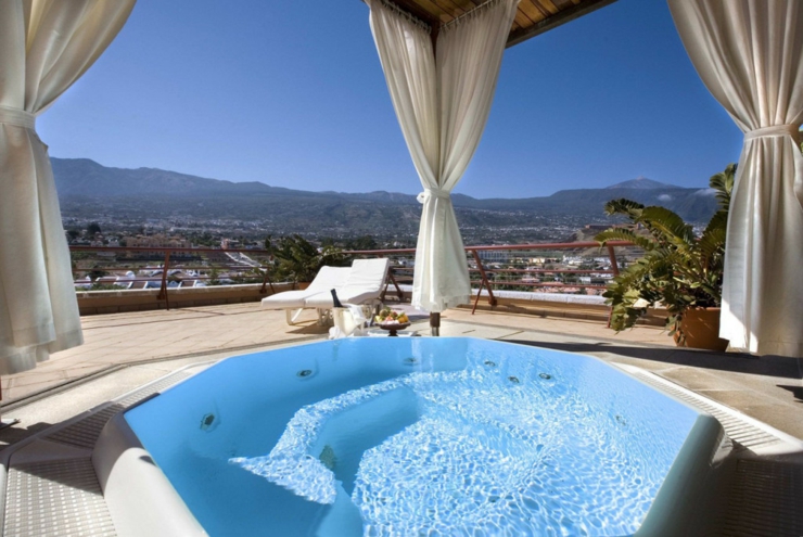 Hotel Botánico & The Oriental Spa Garden ofrece vistas impresionantes al Teide terraza privada vistas maravillosas