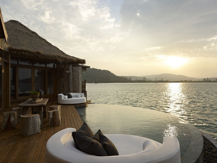 Exótico hotel en Camboya reconocido por varias revistas y webs de turismo confortable terraza momentos relajantes