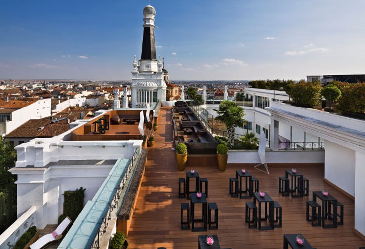 Las vistas desde la terraza del hotel son impresionantes mejores terrazas con vistas madrid